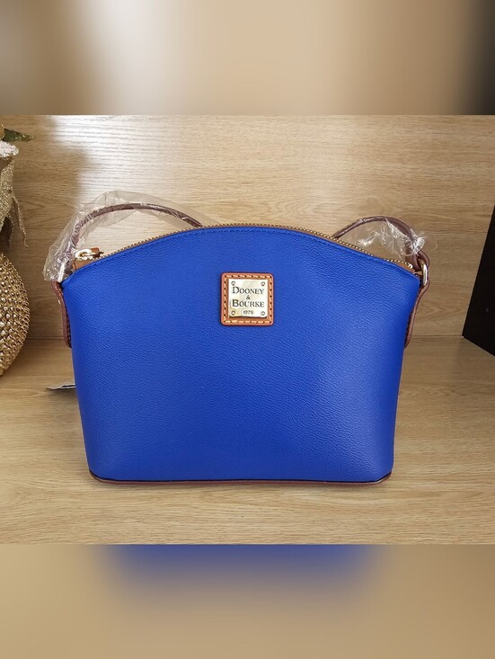Dooney & Bourke Handbags - Dooney & Bourke Kirby Robin French Blue Crossbody Bag.